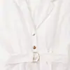 Exportação Transfronteiriça Atacado Novo Estilo Europeu e Americano Camisa com Cinto Casual Vestido Estilo Camisa Decote V 8274709