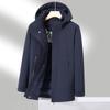 23 chaqueta de plumas para exteriores de longitud media para hombre abrigo cortavientos impermeable traje de senderismo acolchado de terciopelo para mujer compra grupal en stock