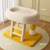 Combo de rascador y cama para gatos transfronterizo, juguete para gatos resistente al desgaste y a los arañazos, cama para gatos de autoentretenimiento y alivio del aburrimiento para gatos, suministros para mascotas al por mayor