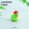 Adornos de Calabaza Pato de Dibujos Animados de Resina 3D Color Sólido Decoraciones Creativas Hechas a Mano para Coche Pequeños Accesorios para Máquinas de Garra Venta al por Mayor