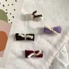 2025 Nuevo Suéter de Punto de Lana con Lazo Coreano de Punto Lindo para Niñas Accesorios de Ropa Ins