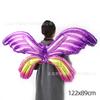 Internet Celebridade Grande Asas De Borboleta Balão De Filme De Alumínio Asas De Anjo Adereços De Foto Aniversário Empurrar Brinquedos De Presente De Publicidade