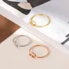 Fornecimento Transfronteiriço: Joias Minimalistas Japonesas e Coreanas com Nós, Anéis de Nó Elegantes de Aço Inoxidável para Mulheres Atacado, Disponível para Dropshipping