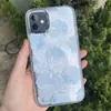Adecuado para funda de teléfono iPhone 13 Pro Max, Funda protectora Apple 11 de cobertura total con arena movediza líquida de copo de nieve, Diseñada para ser a prueba de caídas
