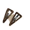 Pinza para el pelo coreana dulce y fresca sexy con estampado de leopardo Sexy Nuevo para principios de otoño 2024 Pinza lateral versátil Pinza para flequillo Accesorios para el cabello Tocado