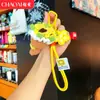 Producto Terminado de Ganchillo Hecho a Mano, Llavero de Ramo de Flores de Hilo, Flor de Rosa Creativa Flor Artificial Colgante para Bolsa, Regalo para el Día del Maestro