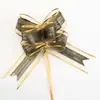 Novo Modelo 70 # Extra Grande Gaze de Neve Padrão de Chão Flor Amarrada à Mão para Decoração de Carro de Casamento, Embalagem de Presente com Flores, 6,4cm.