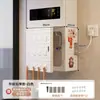 Cubierta para calentador de agua con apertura, decoración de tubería de gas, estante de tablero perforado para cocina, panel de ocultación de gas natural