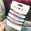 Red de Internet Super Flash Hebilla de Cola de Caballo con Pedrería Cuerda para la Cabeza Sentido Avanzado Duradero Anillo para el Cabello con Cabeza de Bola Tendón de Goma Pequeño Alta Elasticidad