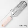 Ferramenta de Esfoliação para Pés em Aço Inoxidável para Remover Pele Morta e Calos, Máquina de Pedicure para Pés, Placa de Esfoliação e Lixa para Pés, Raspador de Planta do Pé e Ferramenta Lixa para Pés