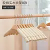 Secador de Ropa de Esquina Anti-Hombro de Madera Maciza Percha Antideslizante para Ropa de Adulto Tienda de Ropa Sin Costuras Colgador de Ropa Armario para Suéteres del Hogar