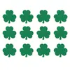 Calle Transfronteriza. Posavasos de Trébol del Día de San Patricio Decoración de Mesa Decoración de Ambiente de Mesa del Día Nacional Irlandés