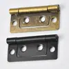 Caja de bisagras de hierro de bronce gruesa 51*24mm accesorios de ferretería bisagra pequeña