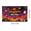 Tela de Fondo Nueva Transfronteriza para Halloween con Decoraciones de Calaveras para Montaje de Ambiente de Fiesta y Carnaval, Tela Colgante, Banderines Colgantes, Banderas