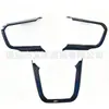 Adecuado para 24 modificaciones de Ford Mustang, juego de decoración interior de coche, juego decorativo de patrón de fibra de carbono ABS con lentejuelas