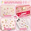 Pegatinas de Gel para Niños Mini Pegatinas Estereoscópicas con Relieve 3D Pegatinas de Recompensa para Niñas Pegatinas Decoración para Funda de Teléfono Móvil