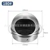 Acero Inoxidable 304 Campana de Extracción Tapa Impermeable Respirable Ventilación de Pared Exterior 201 Campana de Cocina Ingeniería PVC