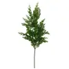 Transfronterizo especialmente para plantas artificiales de pino y ciprés ramas de pino falsas flores de manualidades para decoración de bodas navideñas