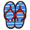 Fivelas de Sapato Série Verão Colorida, Acessórios Removíveis para Tamancos, Decorações de Sapato DIY de Alta Qualidade, Acessórios Criativos para Sapatos, Flores para Sapatos