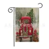 Série de Natal quente 30*45 impressão dupla face bandeira de jardim direto da fábrica multicolor opcional