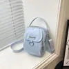 Bolso bandolera moderno y elegante para mujer, bolso de hombro de color liso, nuevo bolso para teléfono de estilo coreano casual y simple primavera 2026