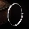 Mercadorias genuínas pulseira de bambu banhada a cobre e prata push-pull ajustável estilo étnico simples pulseira feminina e-commerce live atacado de fábrica