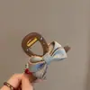 Pinza para el pelo con lazo de tela vaquera estilo Ins coreano para mujer, Pinza de tiburón pequeña a la moda, Accesorio para el pelo