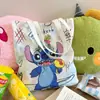 Bolsa de Lona de Alto Valor Gran Capacidad Linda Caricatura Estrella Bebé Estudiante Bolsa de Hombro para Libros Bolsa de Compras Portátil para Mujeres