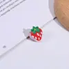 Pinza para el Cabello con Flequillo Pequeño de Fresa de 2 cm Peinado de Princesa Pinza Lateral Pasador Accesorio para el Cabello Suministro Transfronterizo
