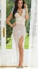 Camisón de malla transparente con tentación, uniforme sexy de tul europeo y americano, talla mediana, color blanco