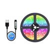 Fita de LED linear RGB Fantasy de 24 teclas, baixa voltagem, 5050, multicolorida, com interface USB, ideal para criar ambientes aconchegantes na TV.
