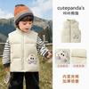 Chaleco Acolchado Kaka Panda para Niñas, Ropa de Invierno para Niños, Chaleco Cálido para Bebés, Ropa de Algodón para Otoño e Invierno para Niños