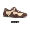 Zapatillas deportivas casuales versátiles cómodas de suela blanda, nuevo diseño color block, zapatillas de entrenamiento retro clásicas populares para mujer de Shougu, 2026