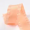 Venta al por mayor del fabricante Cinta con borde festoneado Accesorios para el cabello hechos a mano para bricolaje Accesorios con borde arrugado Poliéster Diseño Cinta para borde de falda de color liso