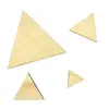 Viruta de Madera Triangular Escama Color Madera Material para Decoración Manualidades Modelo DIY Grabado Láser Grueso 5mm