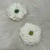 Cabeça de flor de crisântemo artificial grande para acessórios de cabelo feitos à mão, atacado de fornecedor internacional