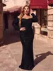Vestido de Noche Largo con Lentejuelas de una Sola Manga y Manga Tres Cuartos Talla Grande Tienda Independiente Europea y Americana AliExpress eBay