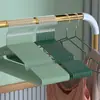 Perchas antideslizantes recubiertas por inmersión perchas para ropa del hogar perchas de metal que no dejan marca soportes para ropa de adulto de hierro forjado venta al por mayor de fábrica envío directo