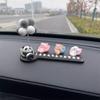 Estacionamiento temporal para coche, teléfono móvil, matrícula oculta, adornos creativos para coche