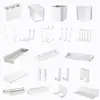 Colección Completa de Accesorios para Tablero Perforado Venta al por Mayor Estante DIY Clips para Estantes Estante de Almacenamiento de Pared para Cocina sin Taladrar Almacenamiento de Cocina