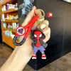 Suéter Homem-Aranha Gota de Gel Chaveiro Pingente Fofo Chaveiro Pingente Boneca Casal Atacado Joia Pequena Boneca