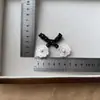 Colgante de Flor de Lunares Estilo Coreano Fresco, Parche de Conejo con Lazo, Accesorios para Fundas de Teléfono, Calcetines, Bolsas, Ropa, Zapatos DIY