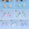 Pendientes de Resina Symphony Aurora Love para Agujeros de Oreja, Pequeños, Dulces y Lindos Pendientes, Pendientes Pequeños Frescos para Chicas Anti-Bloqueo