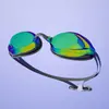 Equipo para Competición de Natación Gafas de Natación de Carrera para Adultos Galvanizadas de Alta Definición Antivaho Gafas de Moda Gafas de Natación Venta al por Mayor