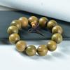 Pulsera de Sándalo Verde Argentino para Hombre, Cuentas de 2.0 Estilo Vintage, Diseño de Nudo de Bambú, Pulsera Redonda de Doble Círculo de 108 para Mujer, Cuentas de Oración, Venta al por Mayor desde el Fabricante
