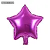 Balão de Filme de Alumínio Estrela de Cinco Pontas de 10 Polegadas Decoração de Festa de Aniversário Cenário de Festa de Casamento Adereços Balão