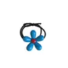 Goma para el pelo azul con diseño de nicho estilo coreano, accesorio para el pelo simple y versátil, goma de alta elasticidad para coleta, banda para el pelo