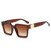 Gafas de Sol Cuadradas Transfronterizas, Mismo Estilo que las Marcas de Moda Europeas y Americanas, Gafas Cuadradas, Gafas de Sol Personalizadas y Versátiles