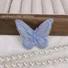 Ropa de Mujer y Ropa de Niños Bordado de Mariposas Accesorios Accesorios Latificación Tridimensional Estilo Nacional Encaje Bordado de Mariposas Parche de Tela