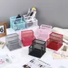 Suprimentos de Papelaria Link Personalizados Combinação de Armazenamento para Mesa de Estudante Porta-Canetas de Ferro Porta-Canetas Multifuncional Atacado de Fábrica